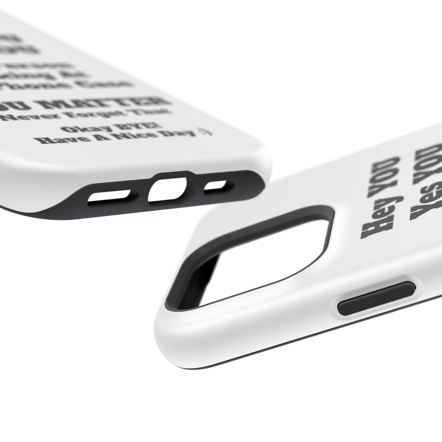 Affirmation iPhone Case — 'You Matter' Motivational Impact-Resistant Case