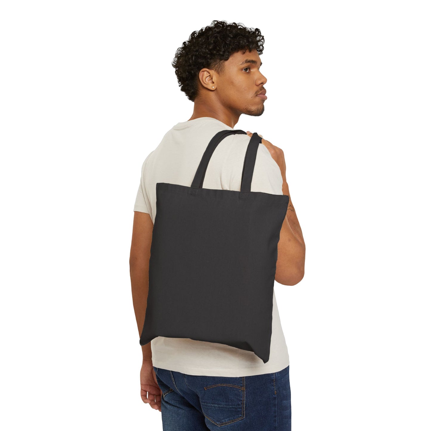 Vintage Bear Canvas Tote - Durable Everyday Carry Bag - InspireWithPurpose