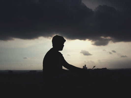 silhouette of man photography