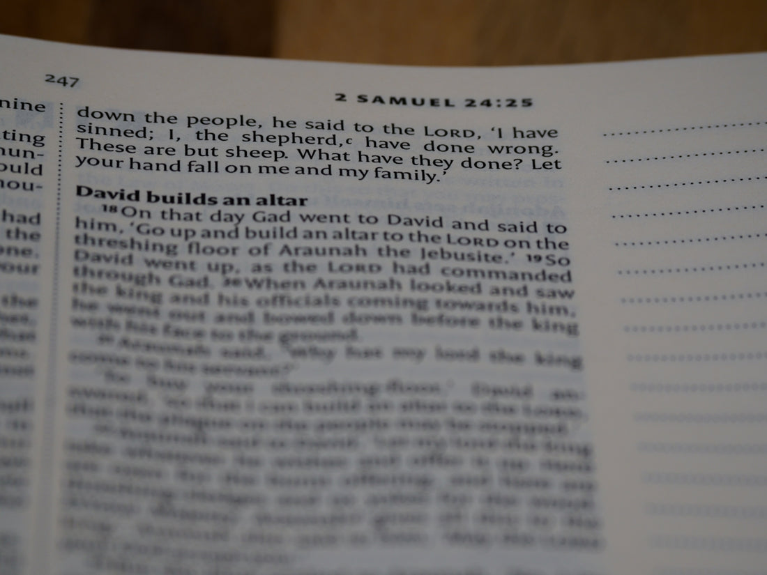 a close up of a book with a page in it