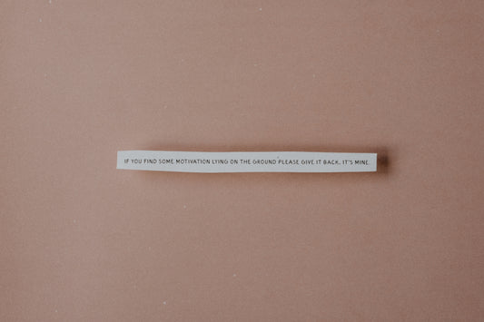 a piece of paper with a quote on it