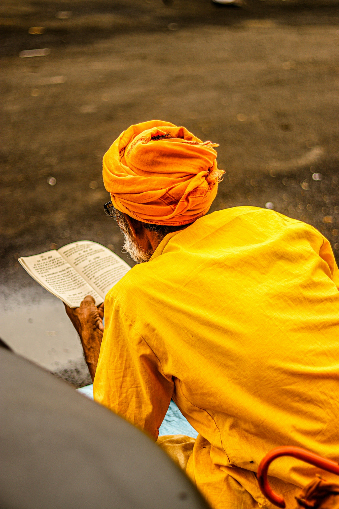 a firefighter reading a book