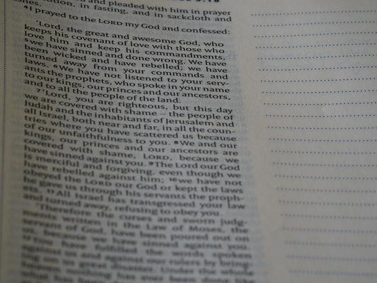 a close up of a book with text on it