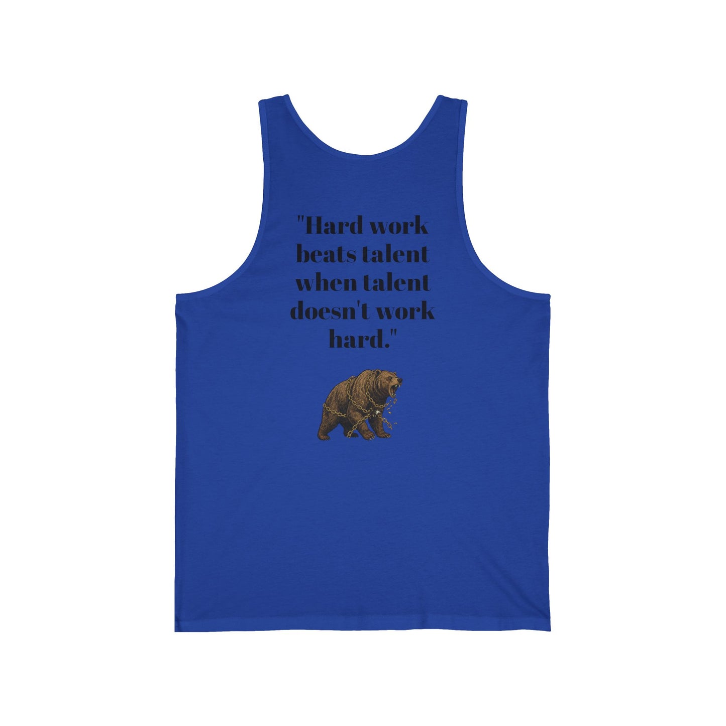Determined Spirit Cotton Tank: Breathe, Run, Conquer - InspireWithPurpose