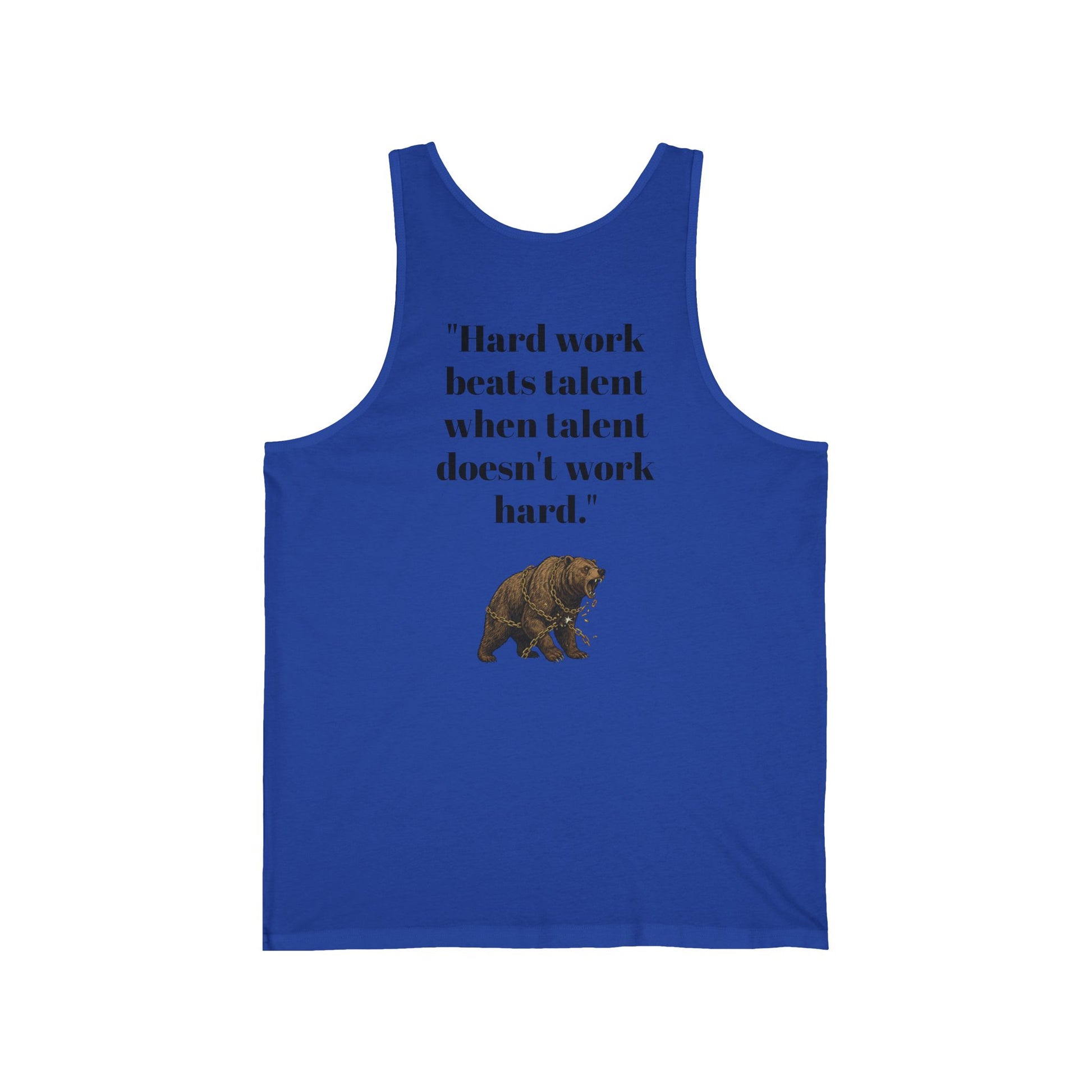 Determined Spirit Cotton Tank: Breathe, Run, Conquer - InspireWithPurpose