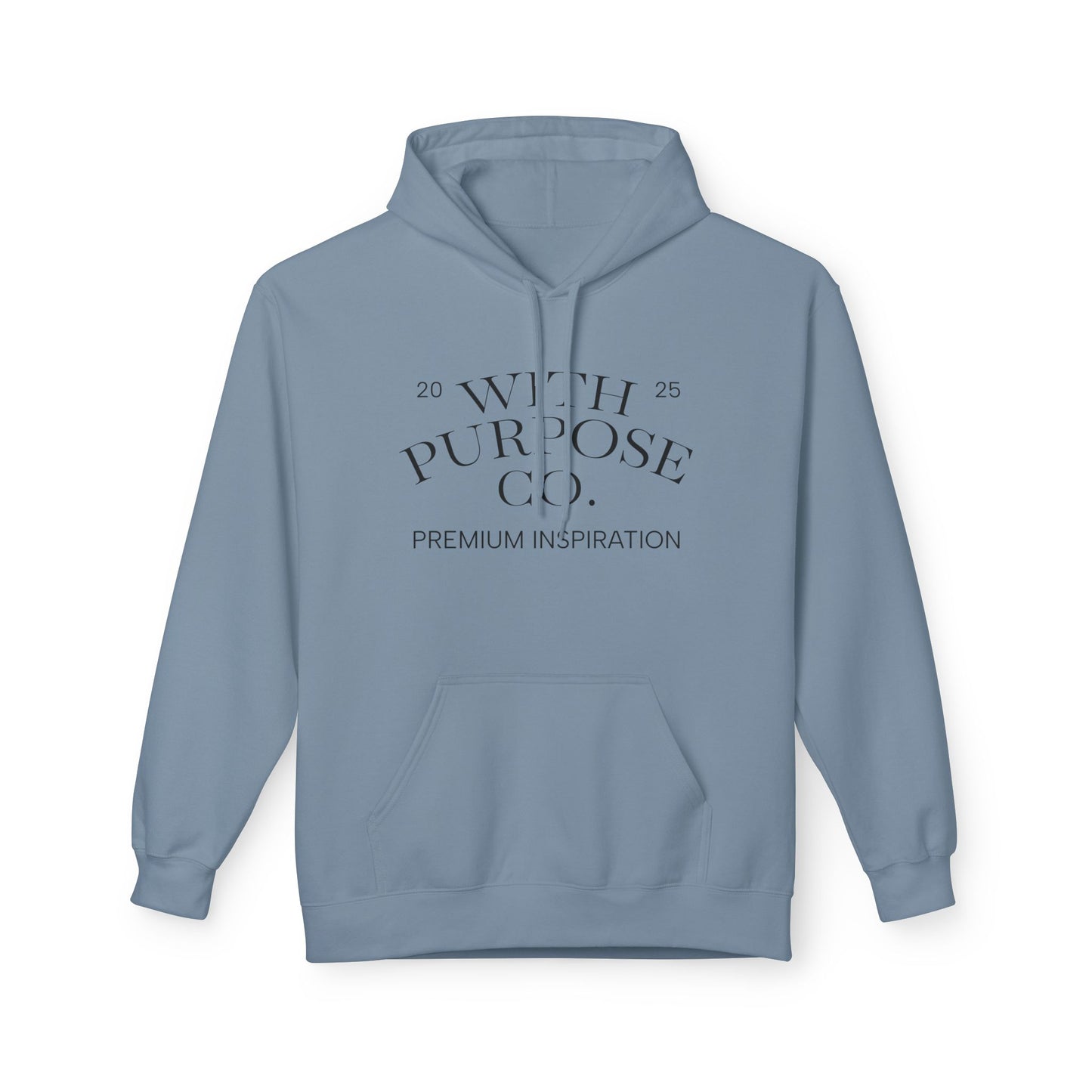 Kindness Comfort Classic: Eco-Friendly Midweight Fleece Hoodie - InspireWithPurpose