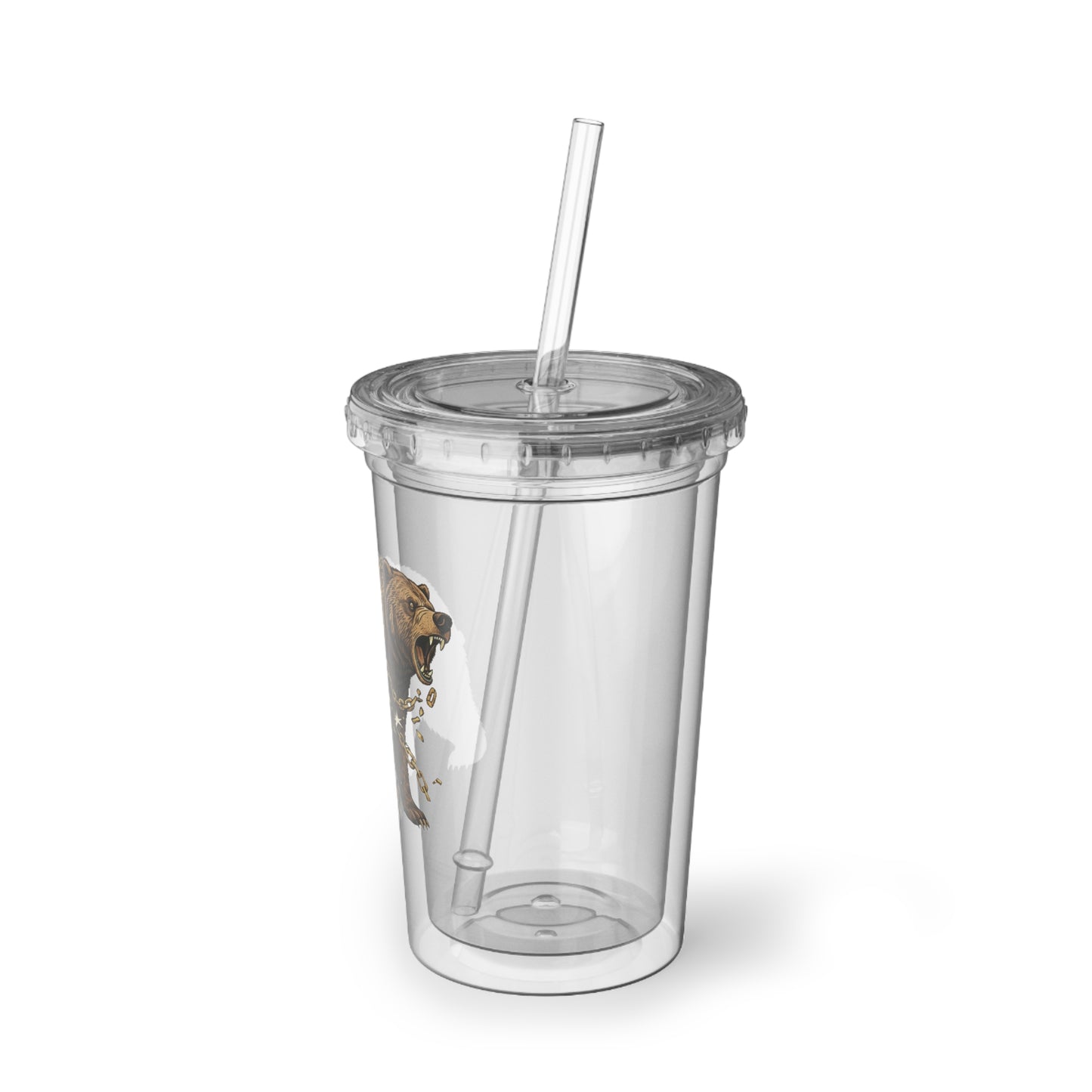 Bear Encounter Insulated Adventure Tumbler - 16oz BPA-Free - InspireWithPurpose