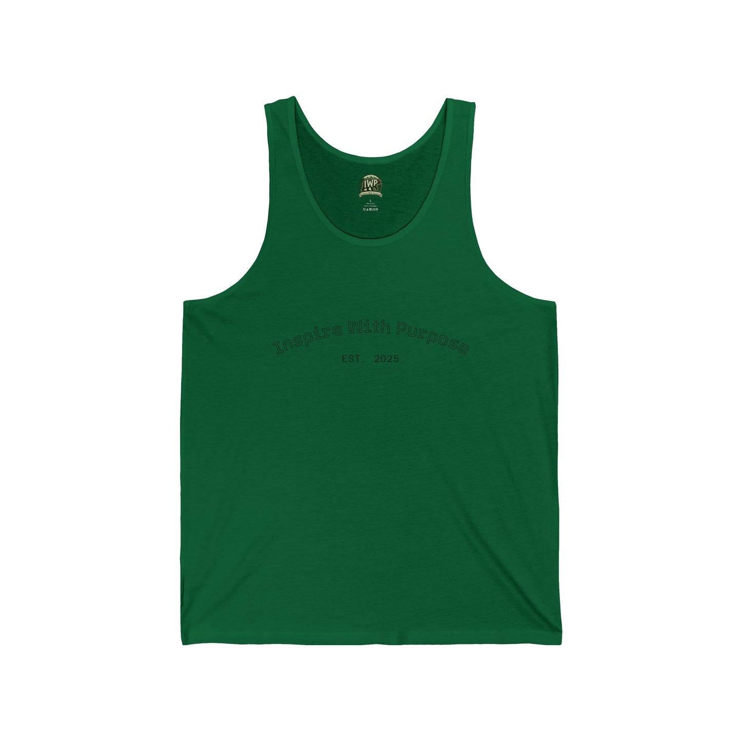 Determined Spirit Cotton Tank: Breathe, Run, Conquer - InspireWithPurpose