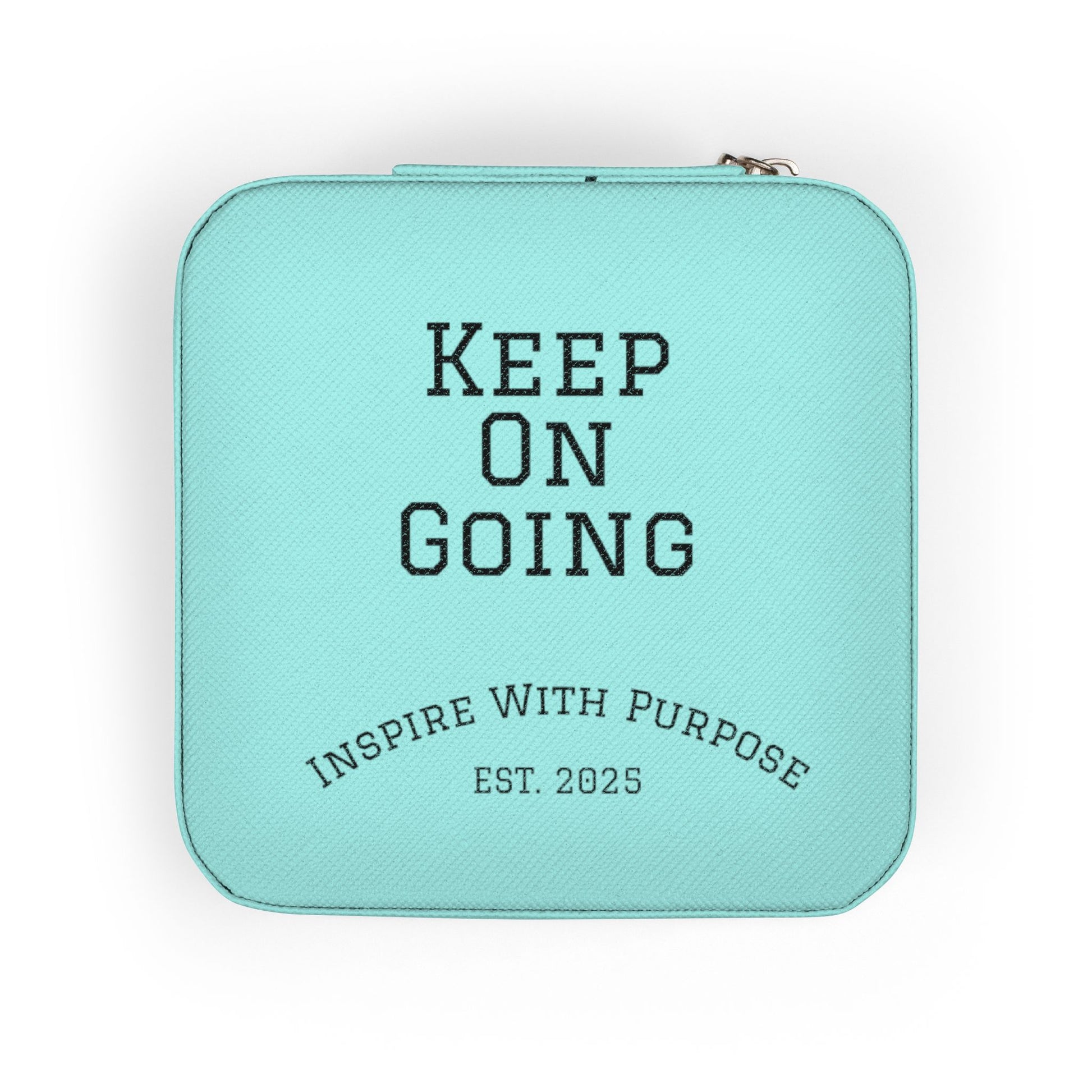 Keep On Going Jewelry Travel Case — Compact Pink Ring & Earring Organizer - InspireWithPurpose