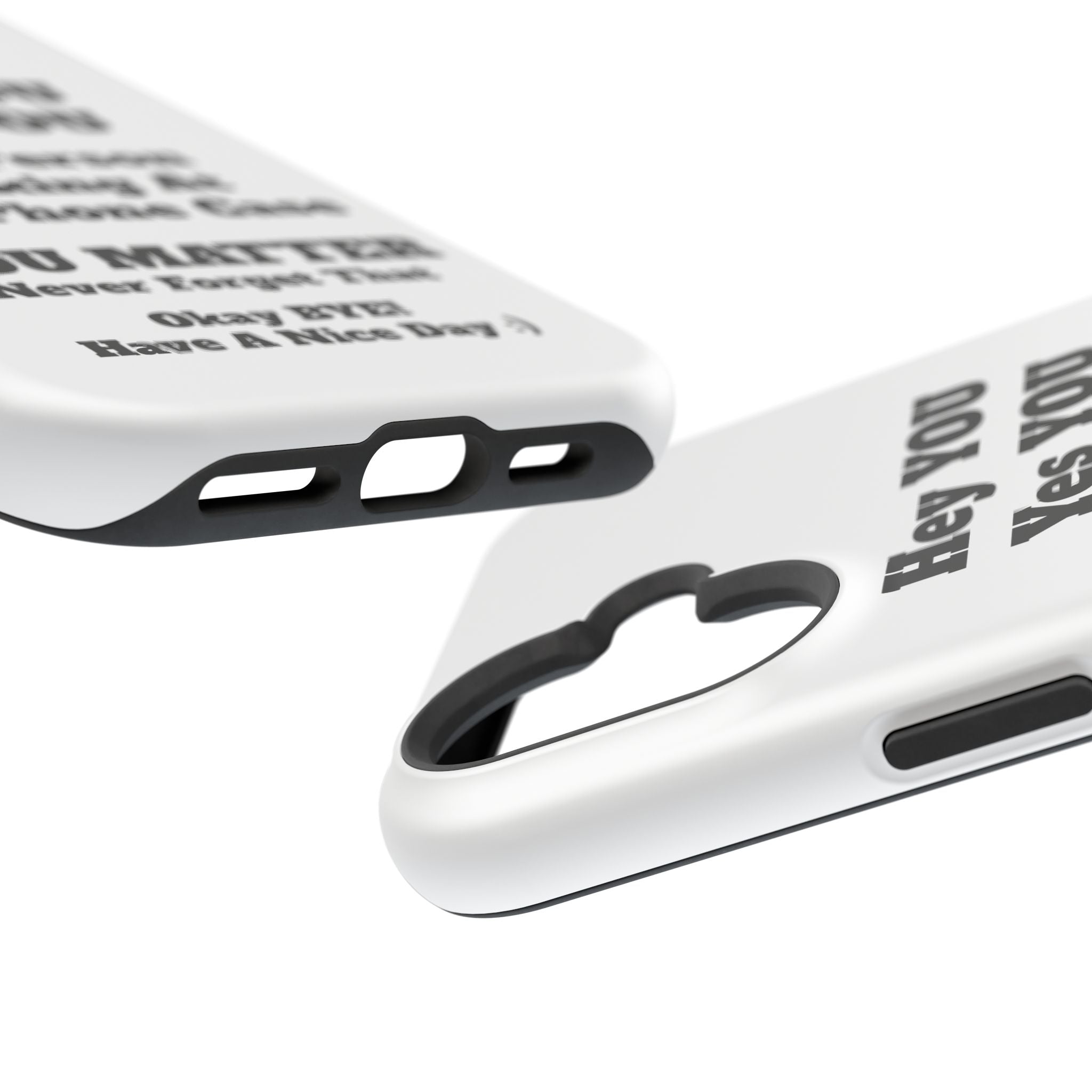 Affirmation iPhone Case — 'You Matter' Motivational Impact-Resistant Case