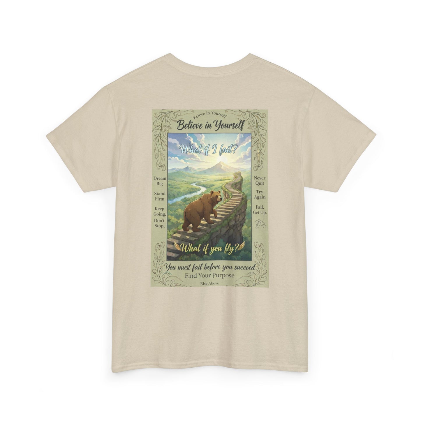 You Must Fail To Succeed Soft Comfy T-Shirt - InspireWithPurpose