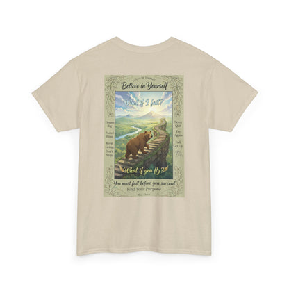 You Must Fail To Succeed Soft Comfy T-Shirt - InspireWithPurpose