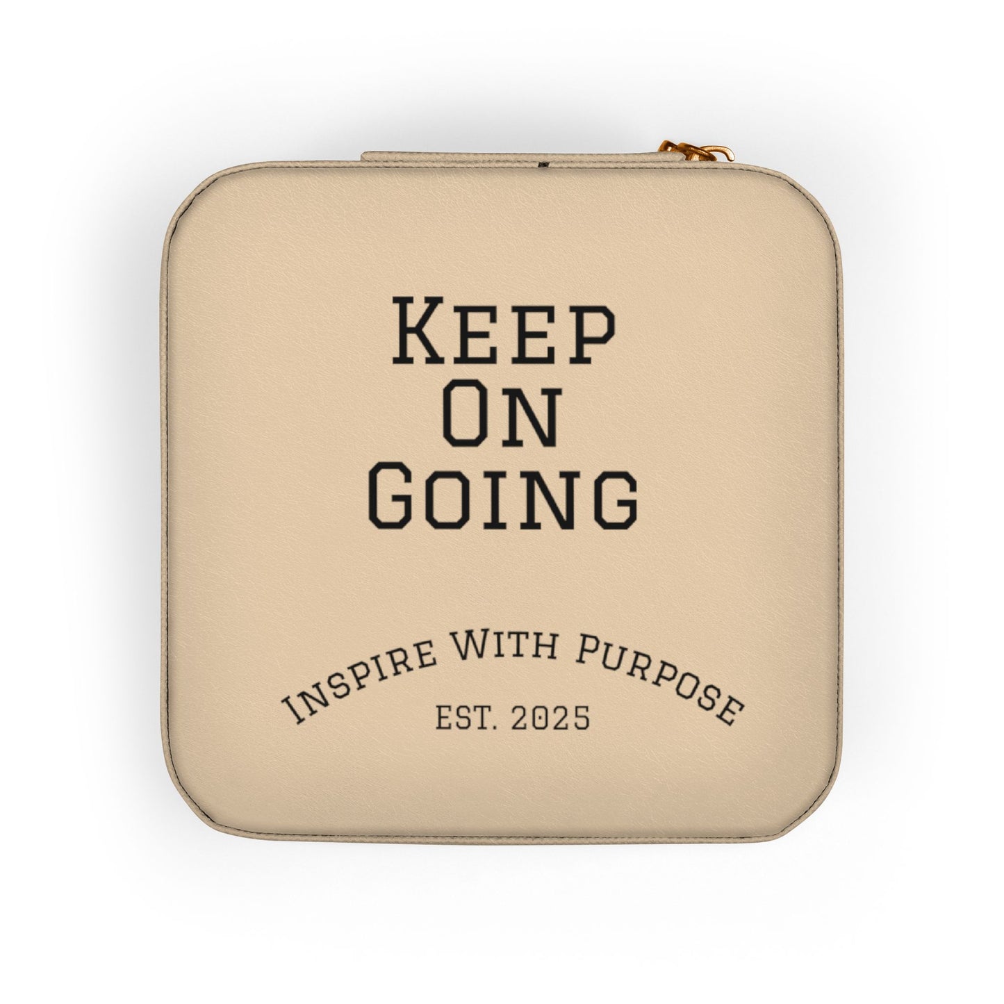 Keep On Going Jewelry Travel Case — Compact Pink Ring & Earring Organizer - InspireWithPurpose