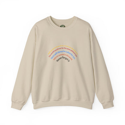 Affirmation Crewneck Sweatshirt — Hello Person Infront of me - InspireWithPurpose