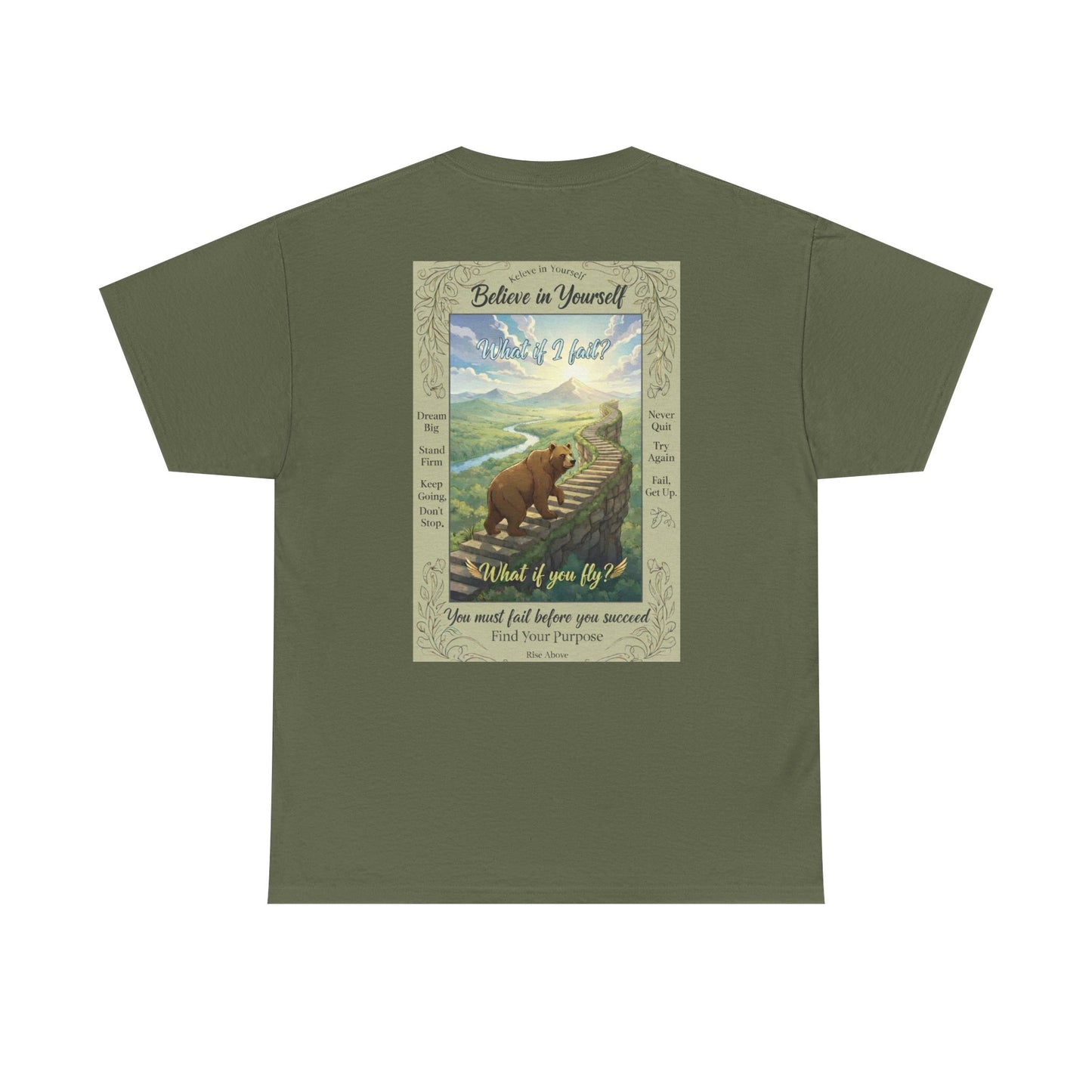 "What if I fail? What if You fly?" Soft Comfy T-Shirt