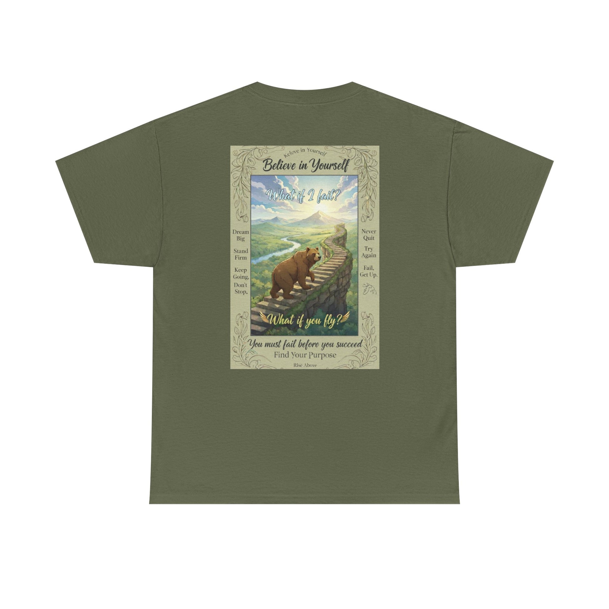 "What if I fail? What if You fly?" Soft Comfy T-Shirt