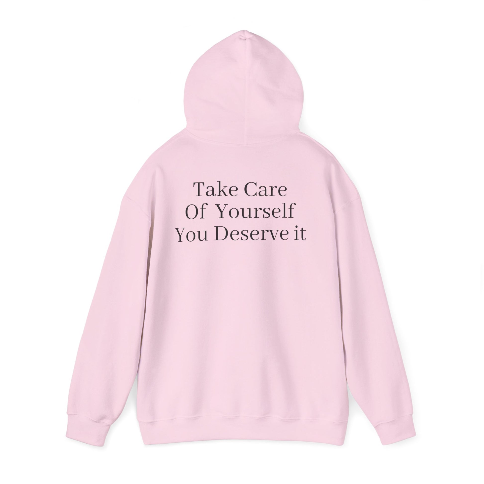 Serene Self-Care Hoodie: Cozy Cotton-Poly Comfort - InspireWithPurpose