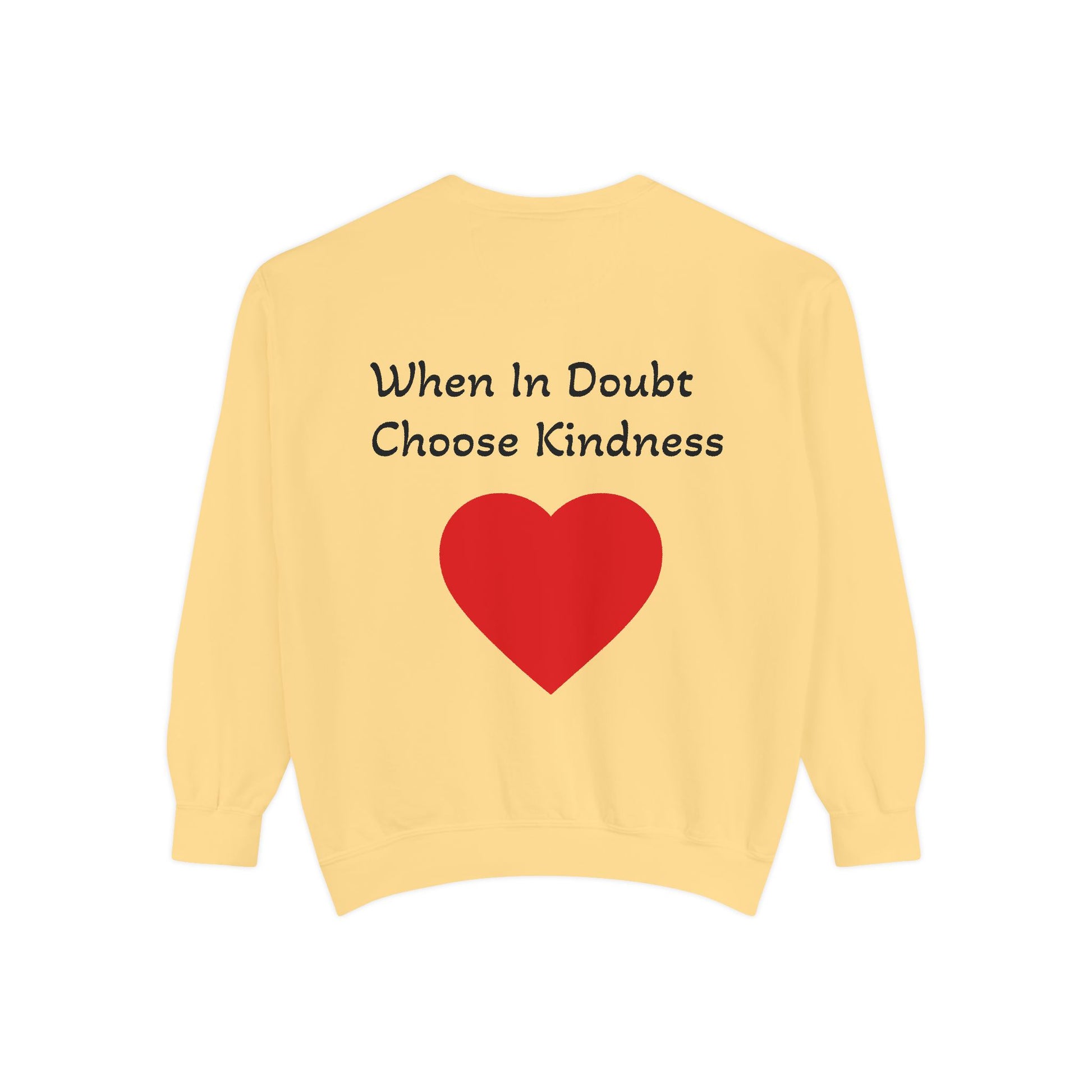 Be Kind Cozy Cotton Blend Sweatshirt – Relaxed & Thoughtful Fit - InspireWithPurpose