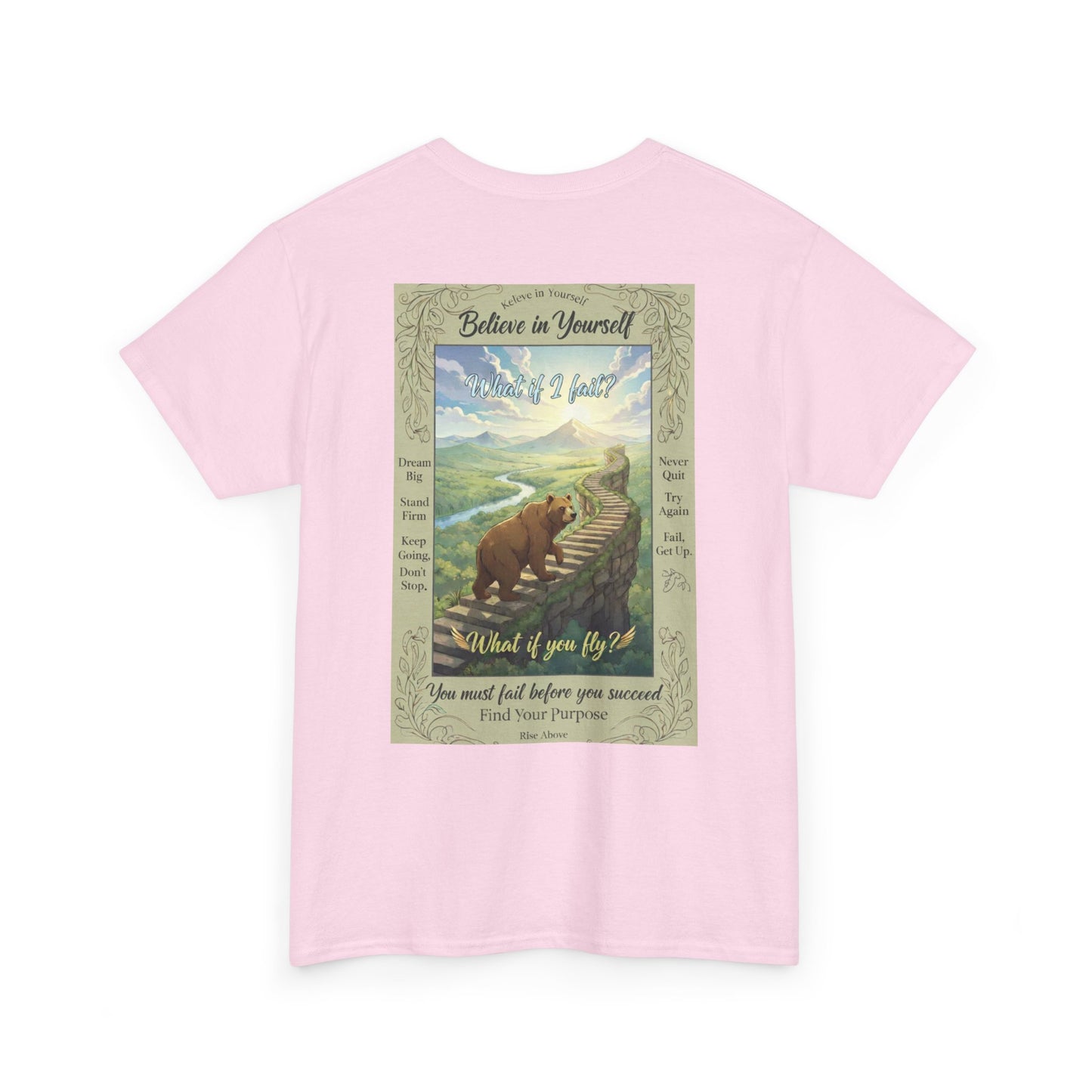 "What if I fail? What if You fly?" Soft Comfy T-Shirt