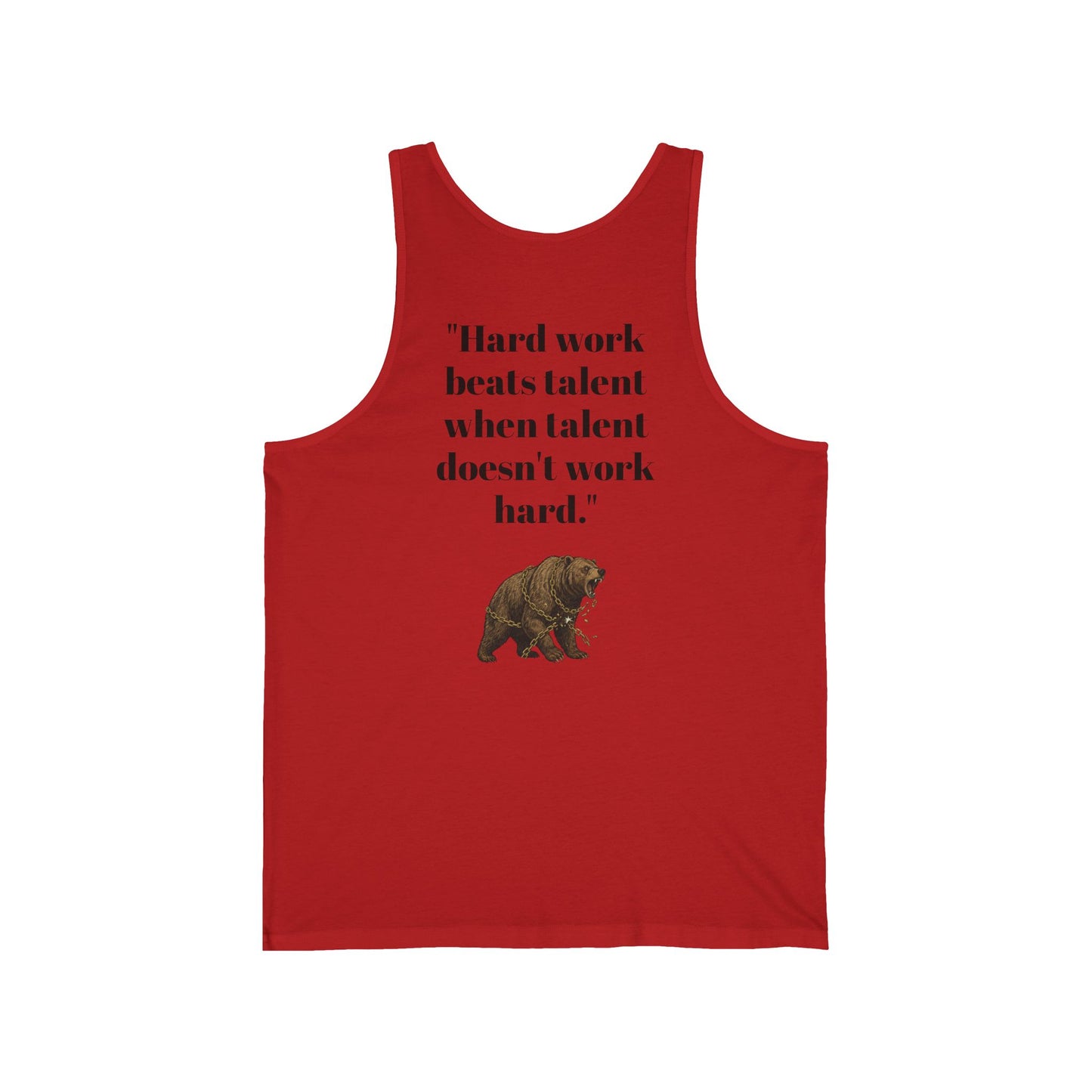 Determined Spirit Cotton Tank: Breathe, Run, Conquer - InspireWithPurpose
