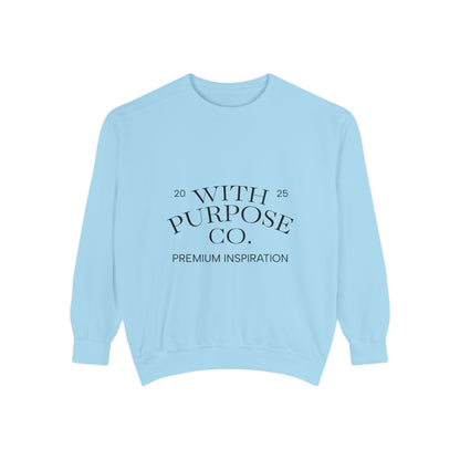 Embroidered Luxe Comfort Cotton-Blend Sweatshirt - InspireWithPurpose