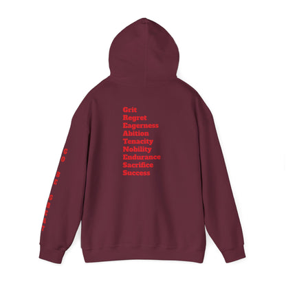 GREATNESS Heavyweight Motivational Hoodie with Engraved Mantra - InspireWithPurpose