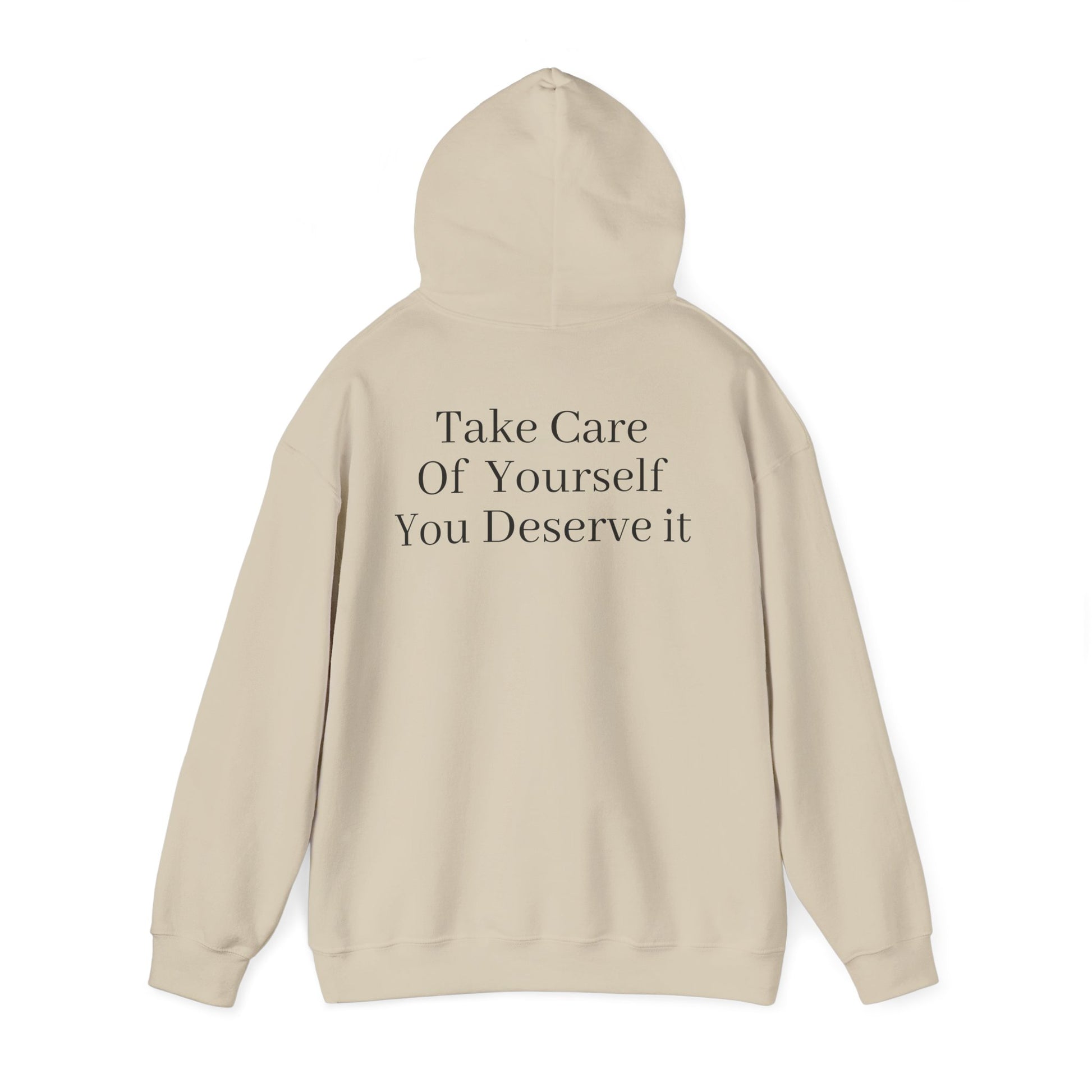 Serene Self-Care Hoodie: Cozy Cotton-Poly Comfort - InspireWithPurpose