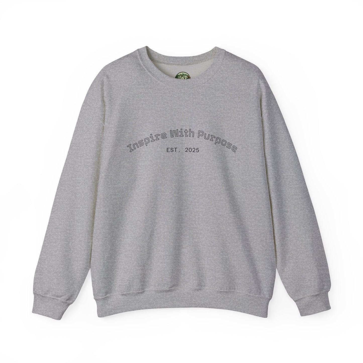 Crewneck Sweatshirt — “I Will Do It By Any Means Necessary” Motivational Back Print - InspireWithPurpose