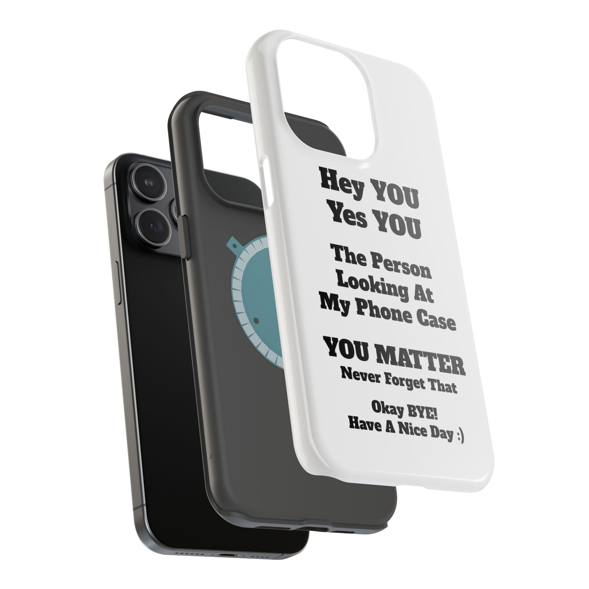 Affirmation iPhone Case — 'You Matter' Motivational Impact-Resistant Case