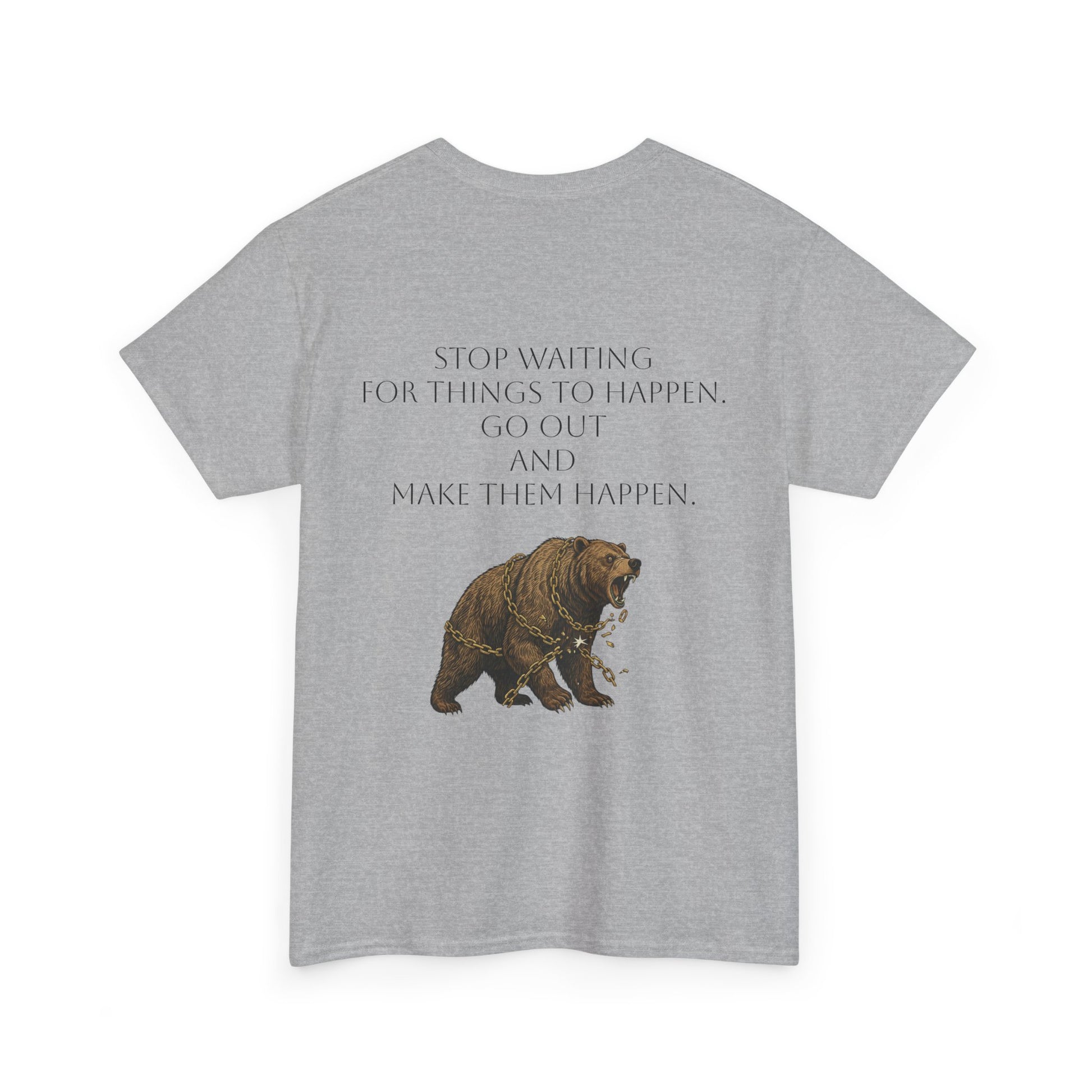 Purposeful Adventure Bear Tee - Vintage Inspired Cotton Comfort - InspireWithPurpose