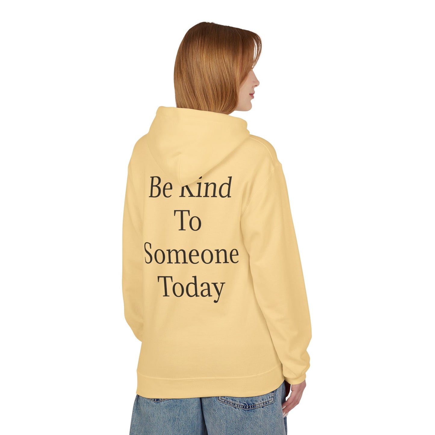Kindness Comfort Classic: Eco-Friendly Midweight Fleece Hoodie - InspireWithPurpose
