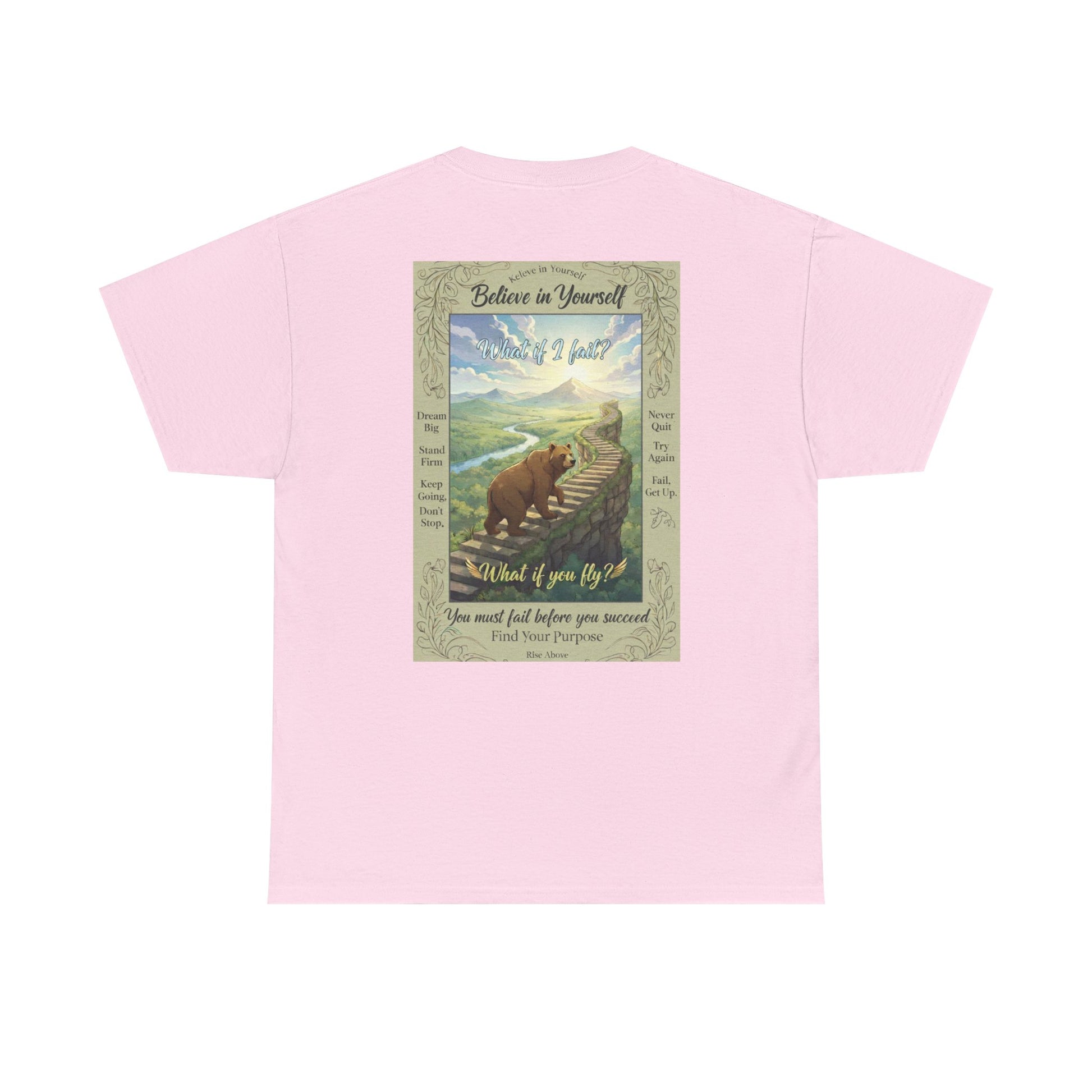 "What if I fail? What if You fly?" Soft Comfy T-Shirt