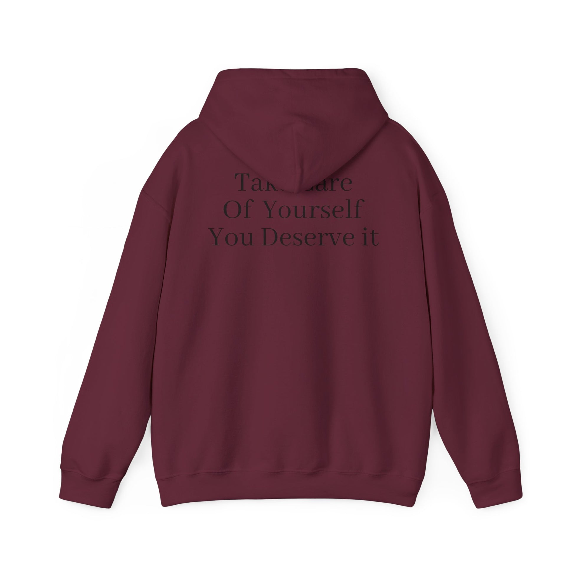 Serene Self-Care Hoodie: Cozy Cotton-Poly Comfort - InspireWithPurpose