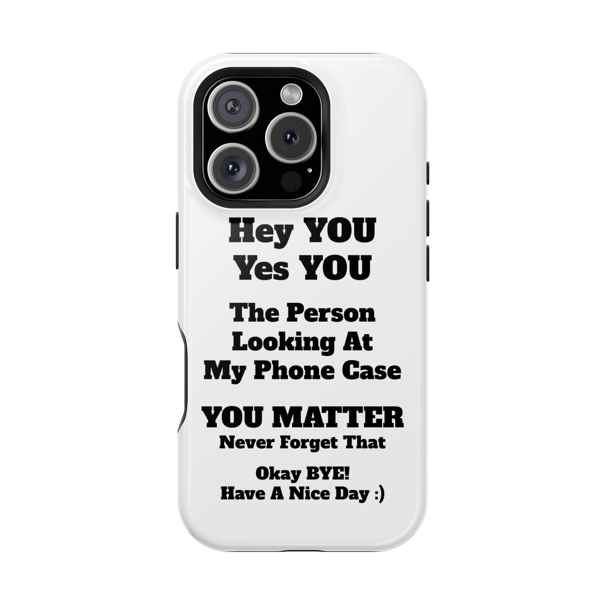 Affirmation iPhone Case — 'You Matter' Motivational Impact-Resistant Case - InspireWithPurpose