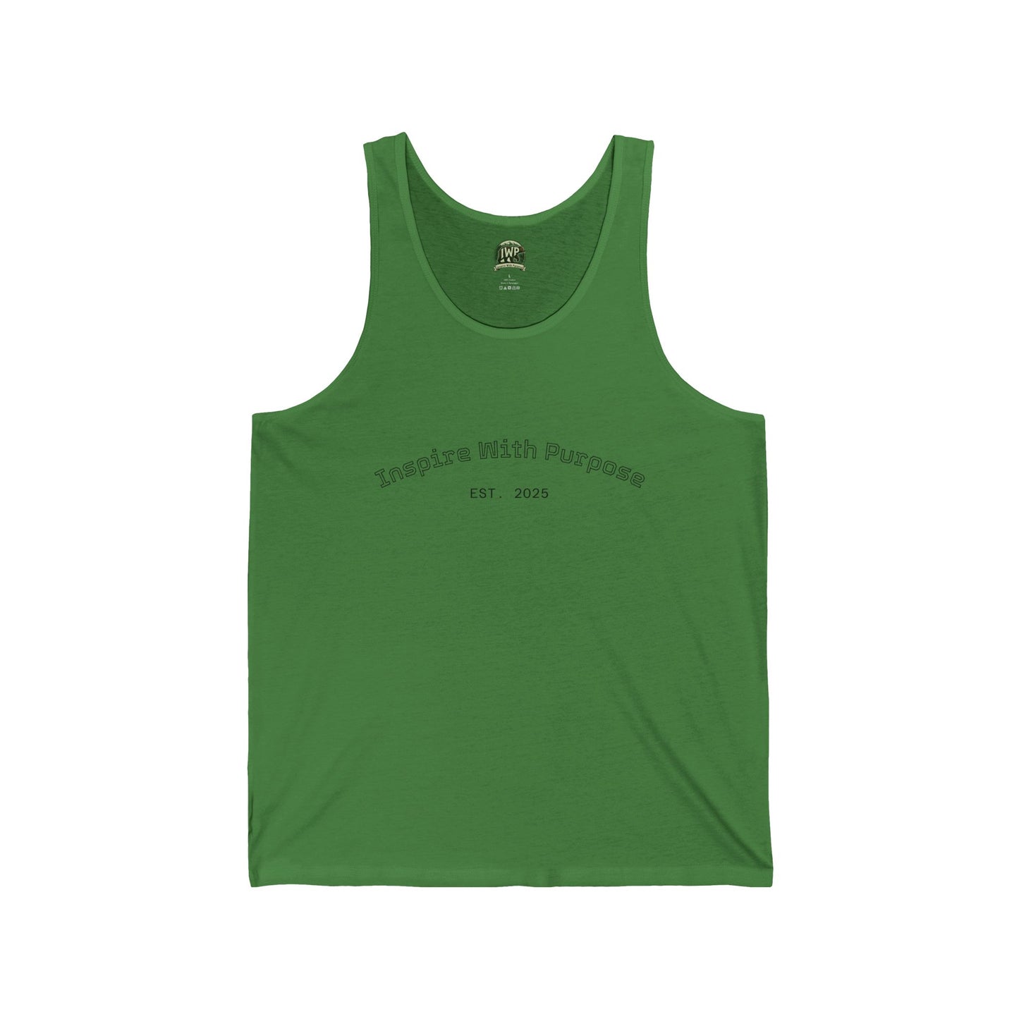 Determined Spirit Cotton Tank: Breathe, Run, Conquer - InspireWithPurpose