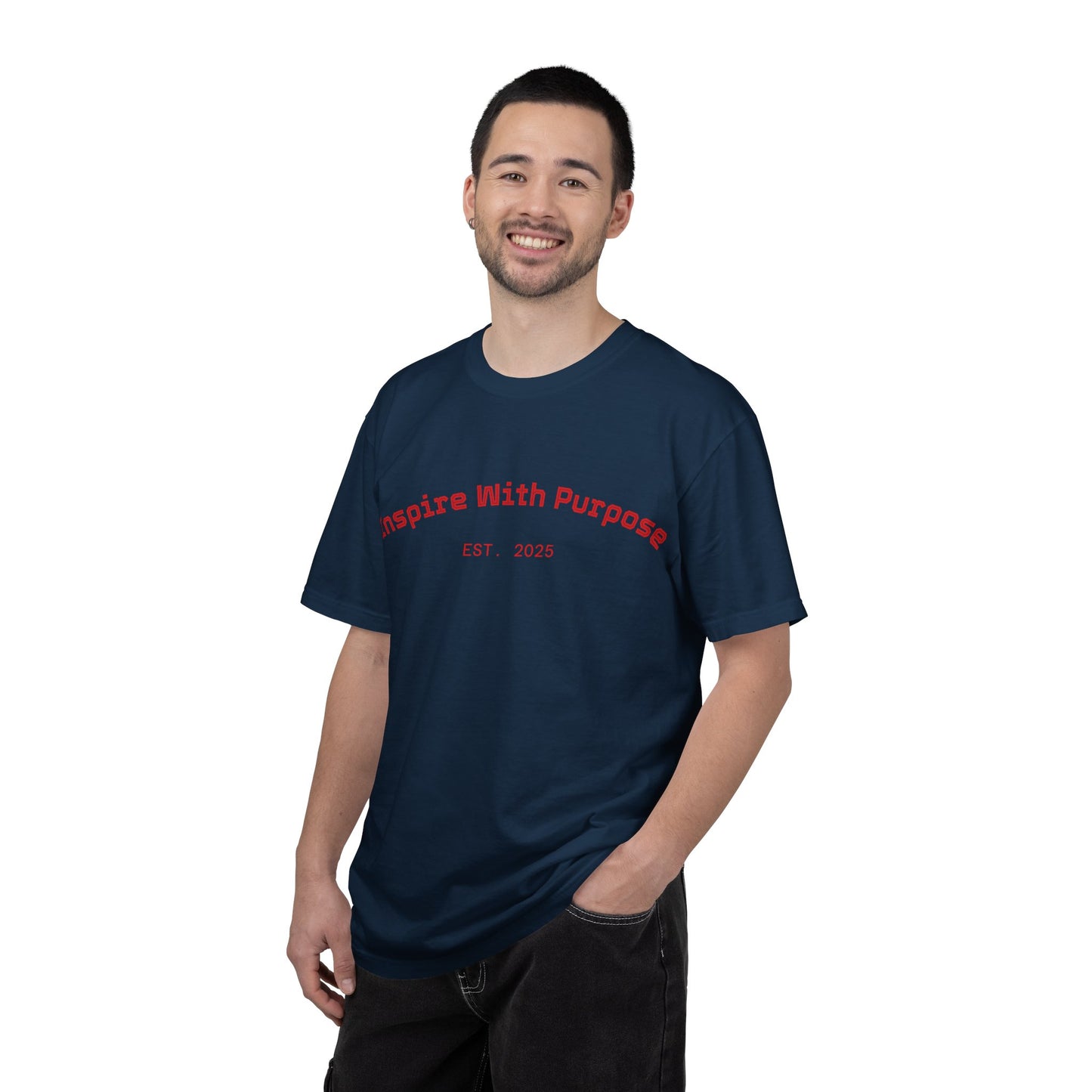 ComfyCotton Relaxed Fit Tee: 58 Colors, Durable & Soft - InspireWithPurpose