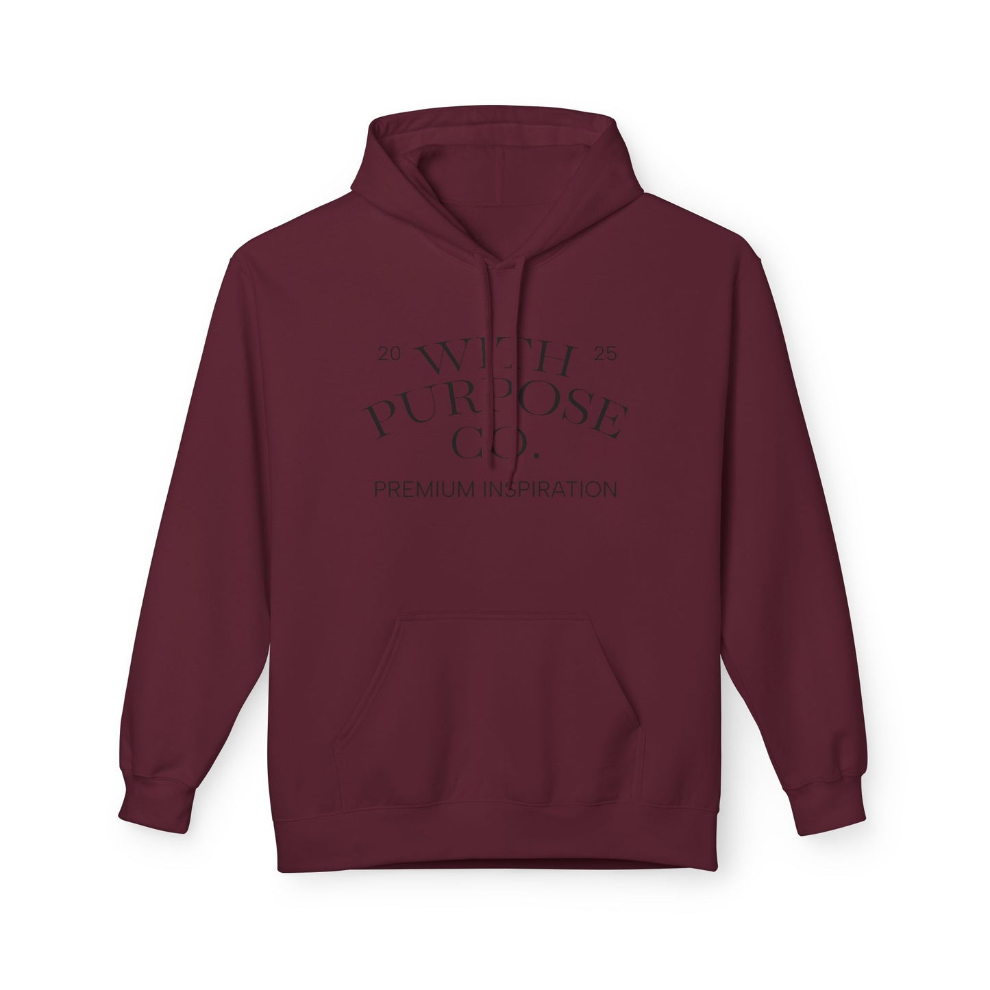 Kindness Comfort Classic: Eco-Friendly Midweight Fleece Hoodie - InspireWithPurpose