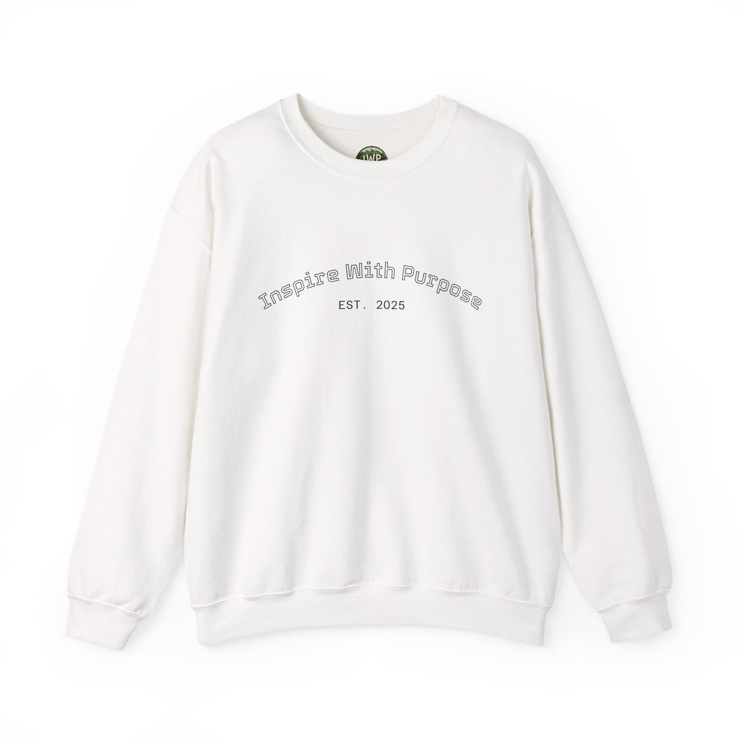 Crewneck Sweatshirt — “I Will Do It By Any Means Necessary” Motivational Back Print - InspireWithPurpose