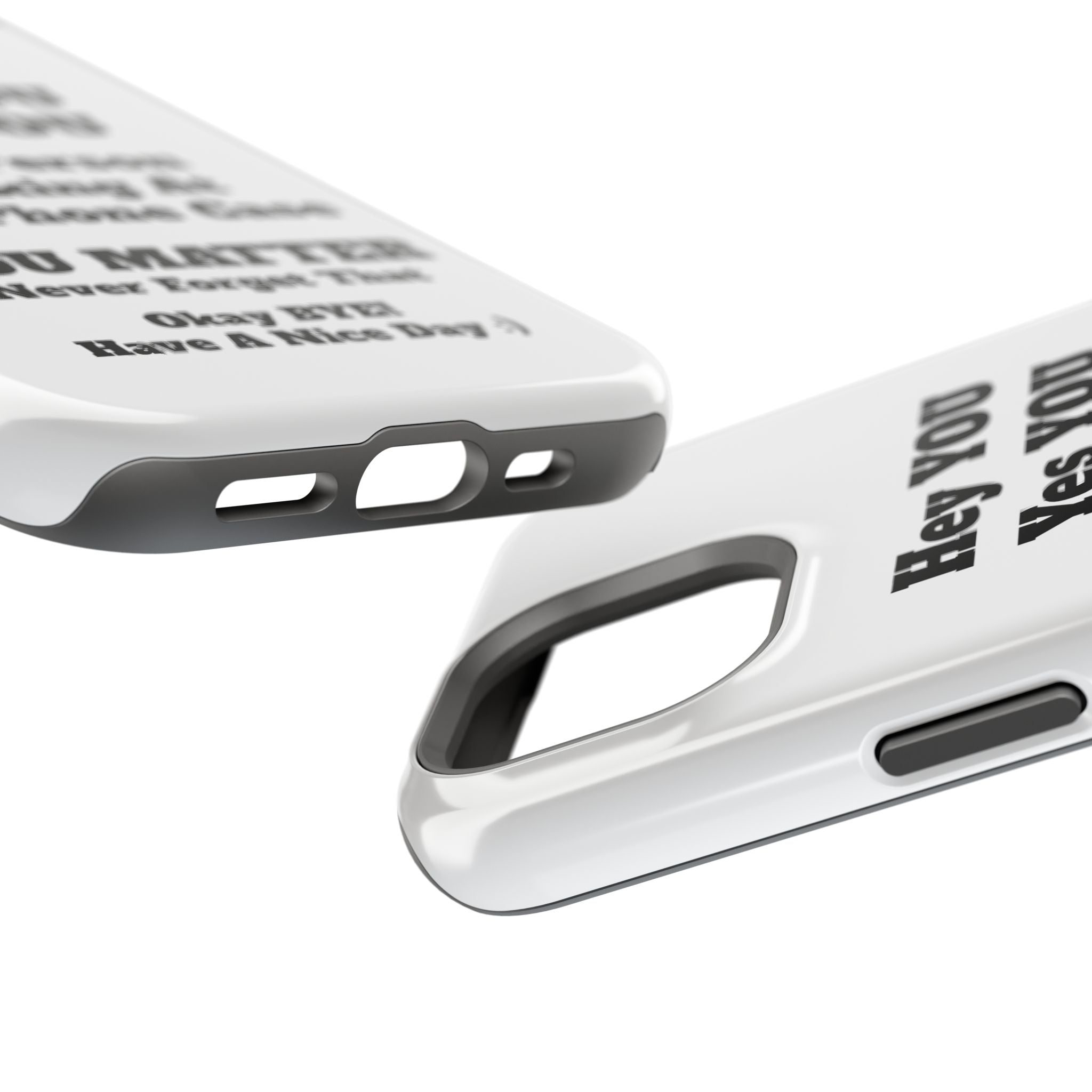 Affirmation iPhone Case — 'You Matter' Motivational Impact-Resistant Case