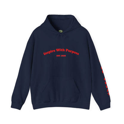 GREATNESS Heavyweight Motivational Hoodie with Engraved Mantra - InspireWithPurpose