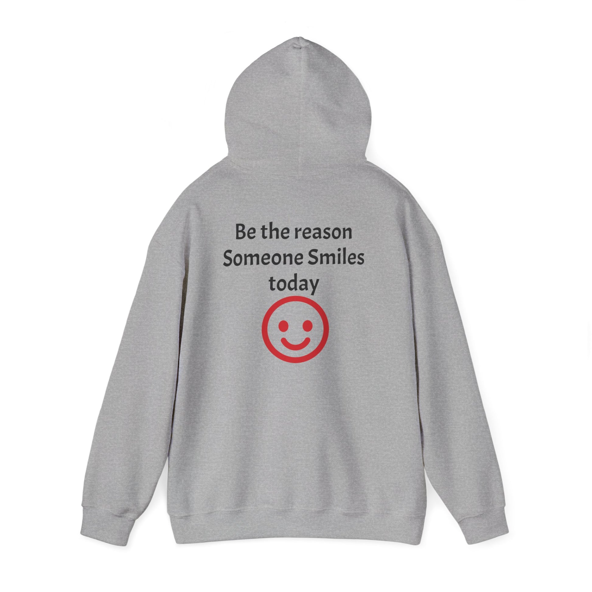 Smile-Inspiring Fleece Hoodie with Warm Kangaroo Pocket - InspireWithPurpose