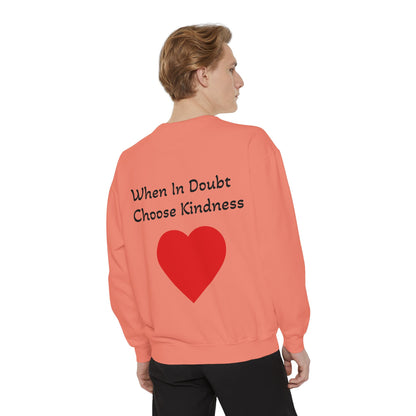 Be Kind Cozy Cotton Blend Sweatshirt – Relaxed & Thoughtful Fit - InspireWithPurpose