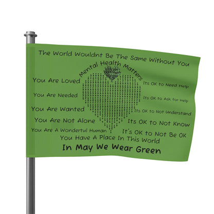 Mental Health Matters Flag - InspireWithPurpose