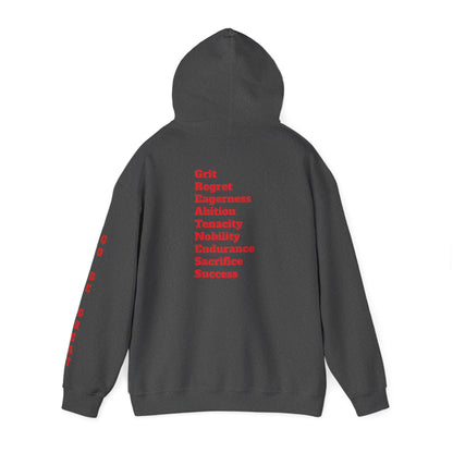 GREATNESS Heavyweight Motivational Hoodie with Engraved Mantra