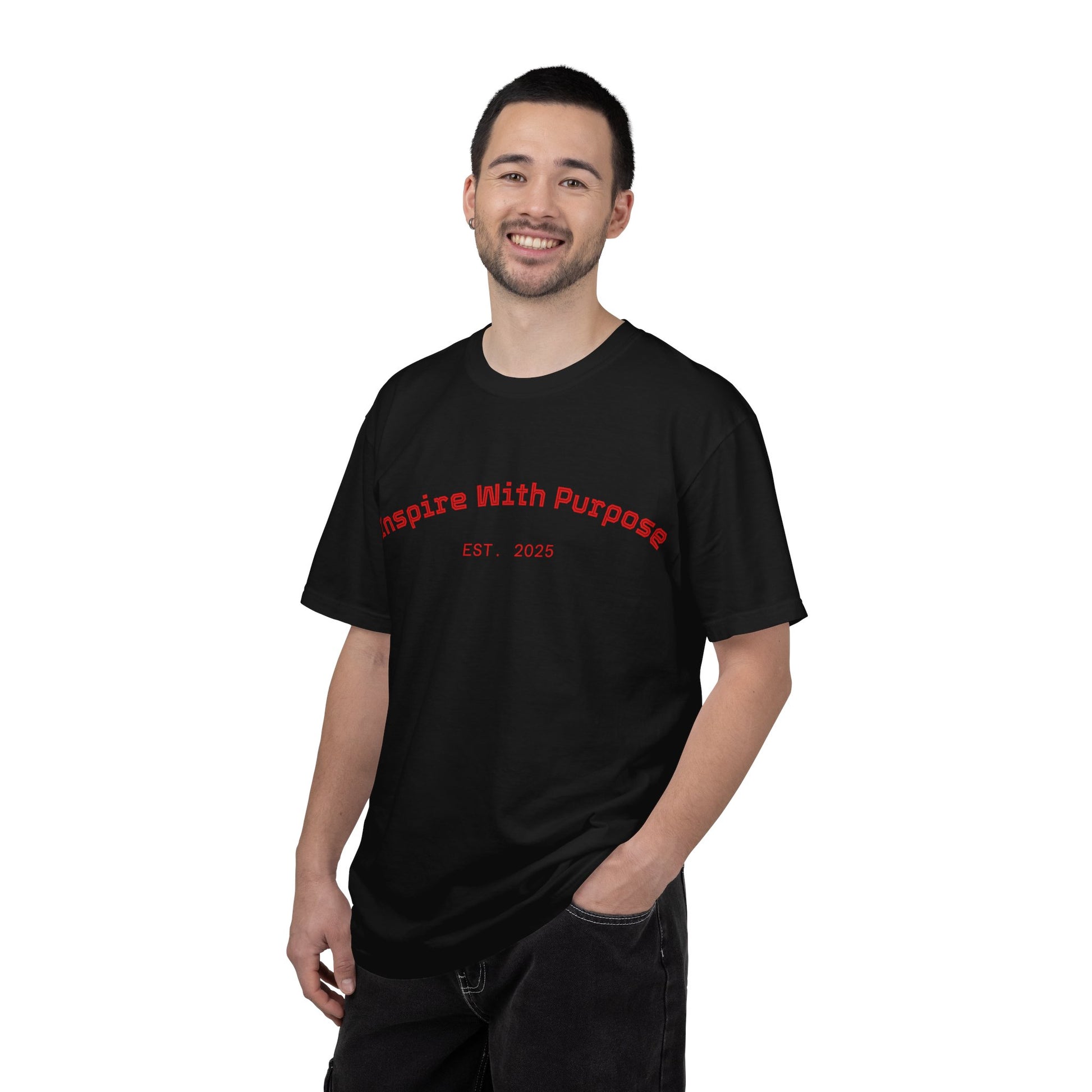 ComfyCotton Relaxed Fit Tee: 58 Colors, Durable & Soft - InspireWithPurpose