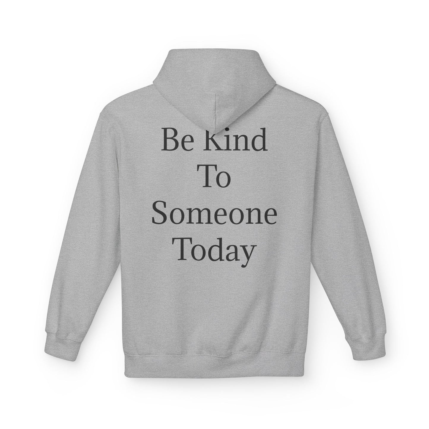 Kindness Comfort Classic: Eco-Friendly Midweight Fleece Hoodie - InspireWithPurpose