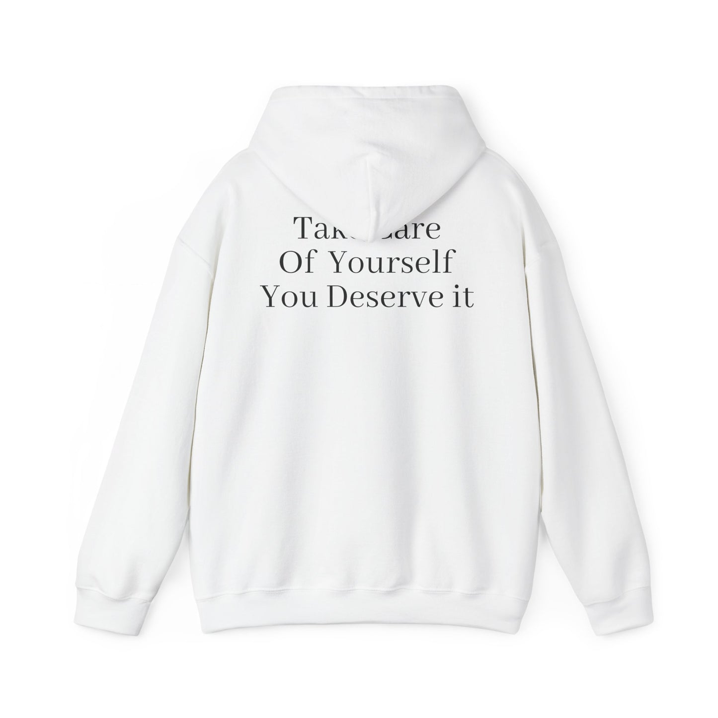 Serene Self-Care Hoodie: Cozy Cotton-Poly Comfort - InspireWithPurpose