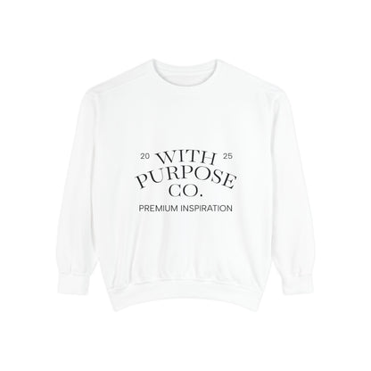 Embroidered Luxe Comfort Cotton-Blend Sweatshirt - InspireWithPurpose