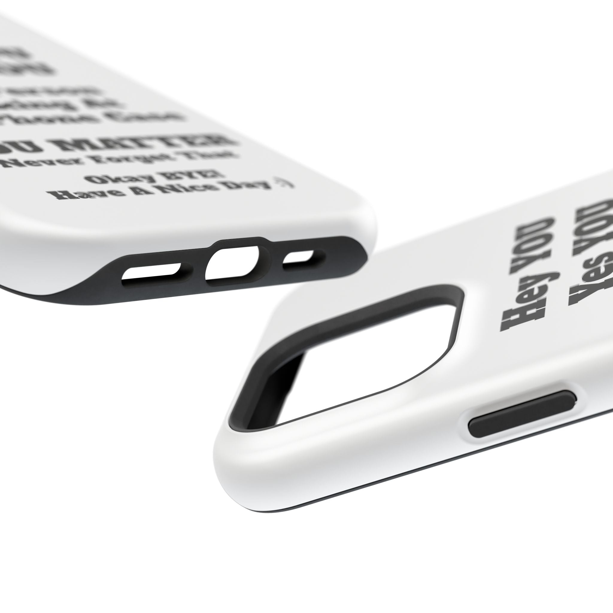 Affirmation iPhone Case — 'You Matter' Motivational Impact-Resistant Case