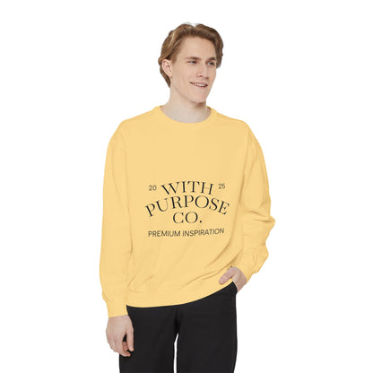 Embroidered Luxe Comfort Cotton-Blend Sweatshirt - InspireWithPurpose